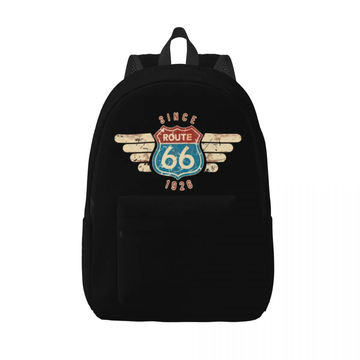 Route 66 Sign Since 1926 Laptop Backpack Women Men Casual Bookbag for School College Student The Mother Road Bags