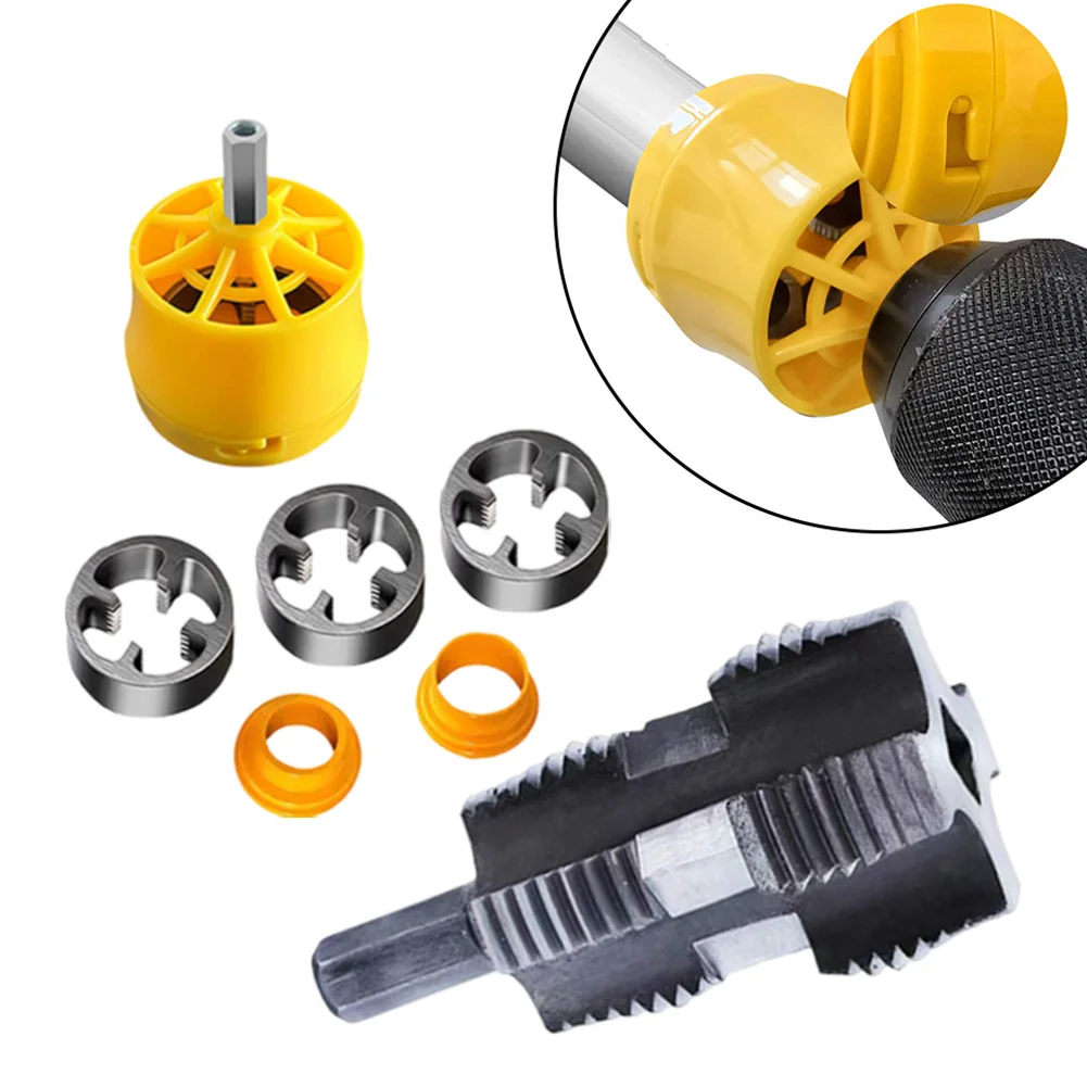 Multifunctional PVC/PPR Pipe Threader Set 20/25/32MM Pipe Threader Kit Internal Thread Opener PVC Thread Making Tool