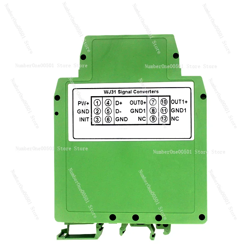 485 to 4-20mA Conditioning Module RS232 Remote I/O Module 0-10v Current Voltage Signal Electronic Scale Wj31