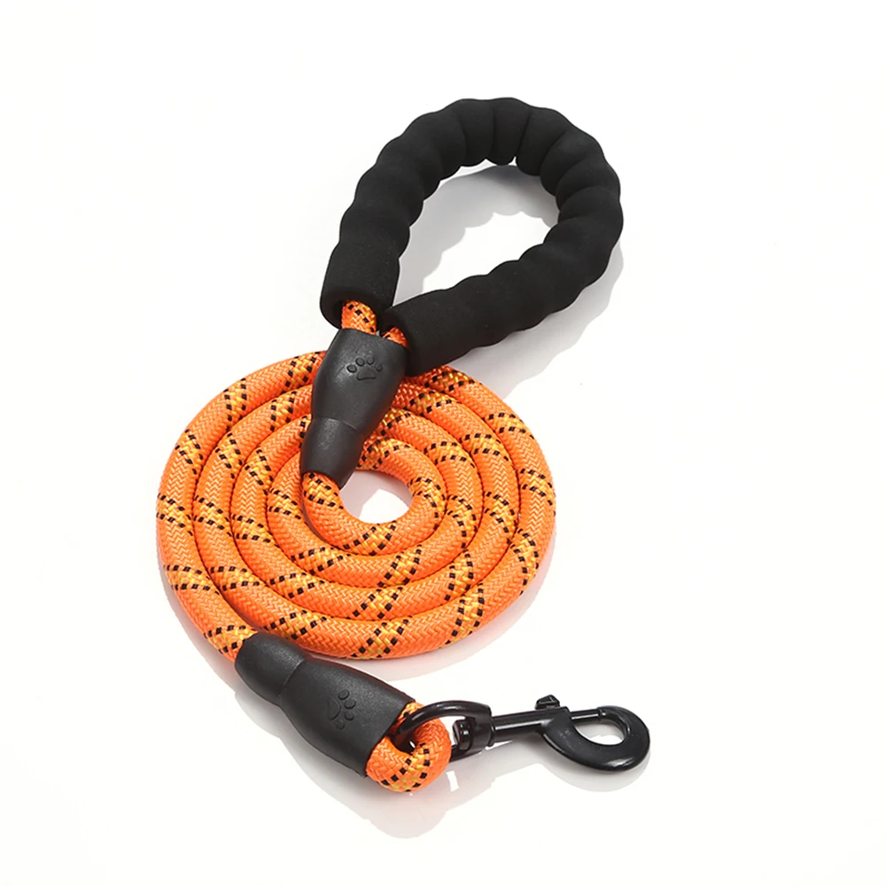 Reflective Durable Large Dog Leash Training Running Rope Medium Big Dog Collar Leashes Strong Lead Rope For Labrador Rottweiler