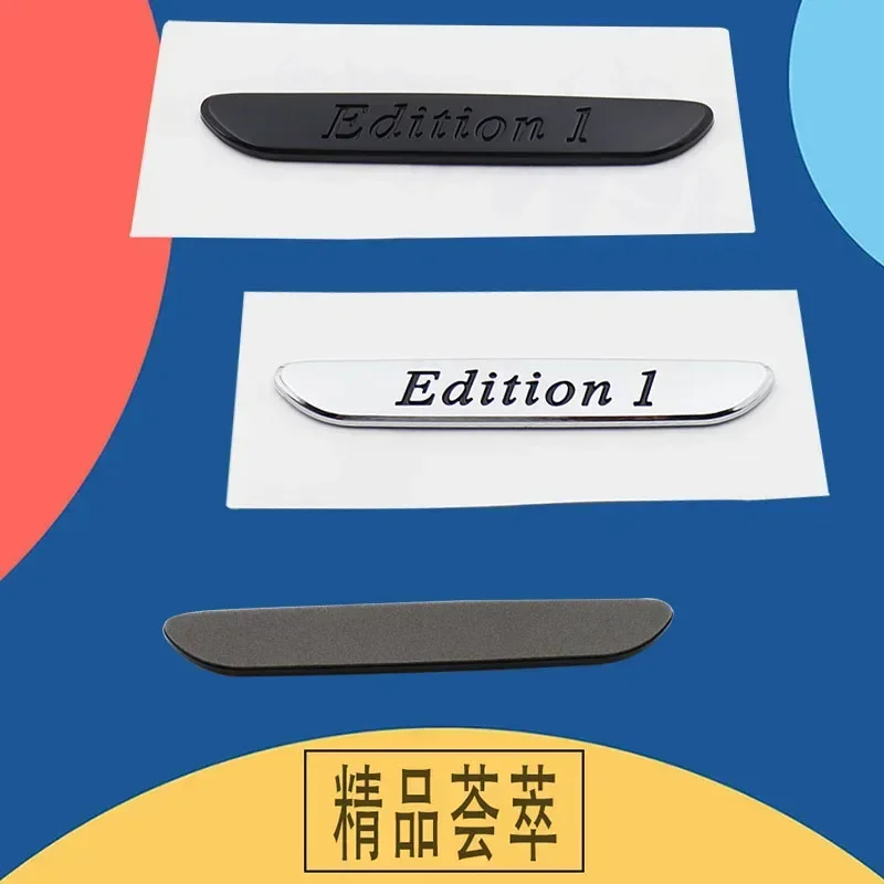 3D Edition 1 car Hood Fender Rear Bonnet  Emblem Badge Sticker For A B C E S M V G R Class ML350 ML500 E320 E350