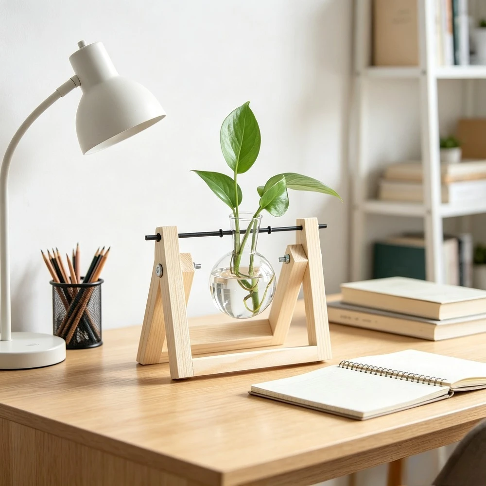 Kreativer Schaukel-Holzhalter  – Propagation Station Vase Bewertung und Preis