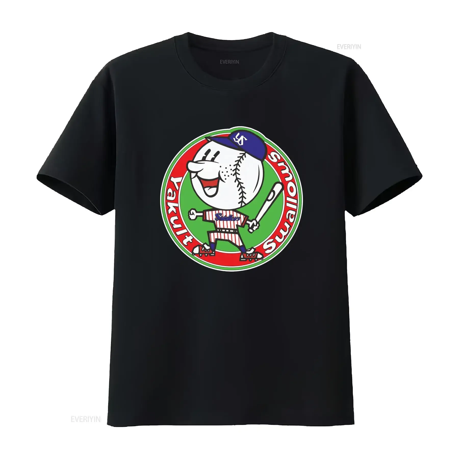 Camiseta de béisbol profesional japonesa Yakult Swallows con diseño retro, tallas S a 5XL, hecha en EE. UU., estilo vintage, lavada, estirada, con gráfico.