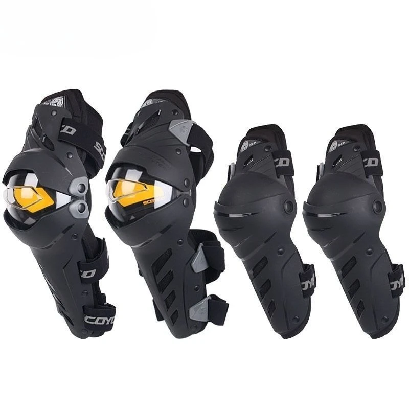 

Saiyu Professional Protection Four Seasons Motorcycle Protective Equipment Elbow and Knee Protectors Four Piece Set