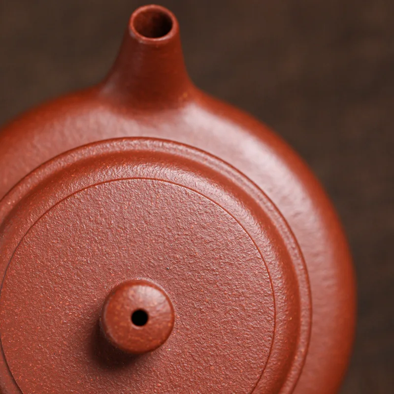 150cc Red Jiangpo Clay Yixing Zisha Purple Clay Huang Shaotian Handmade Dezhong Teapot
