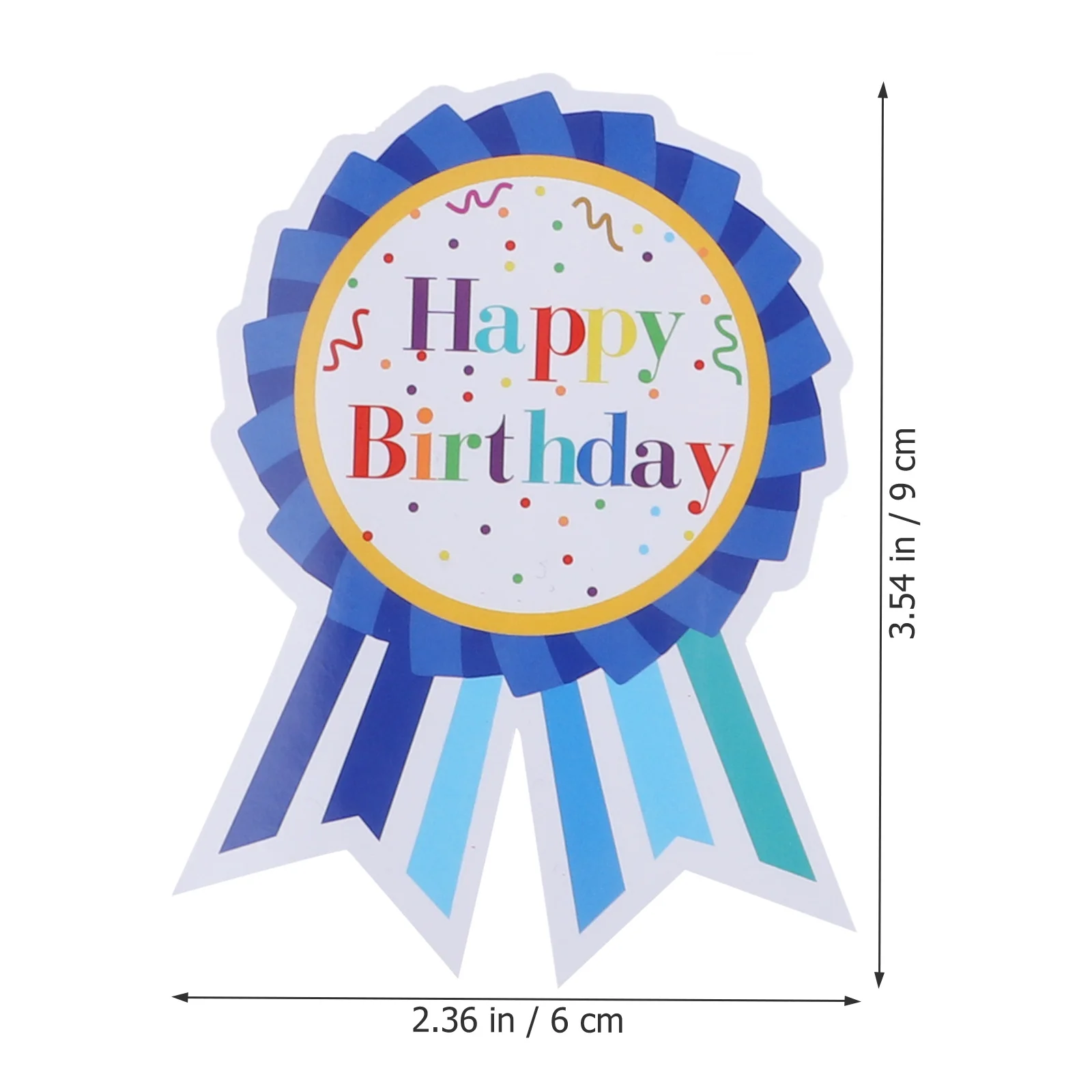 

1 Roll Birthday Seal Stickers Adhesive Gift Label Decals Decorative Packaging Sealing Stickers For Envelopes Bottles Students