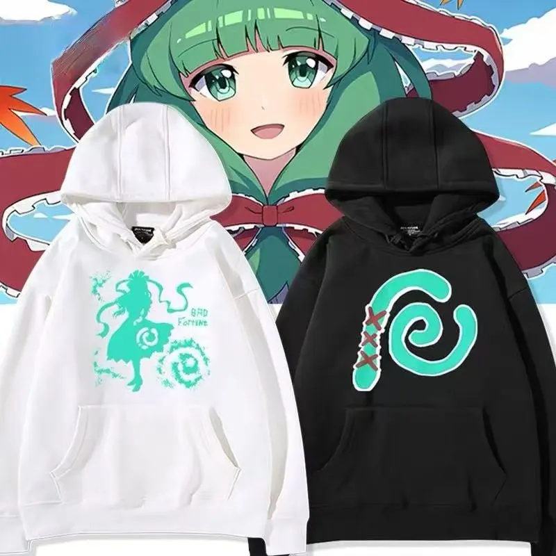 Anime TouHou Project Kagiyama Hina Cosplay Hoodie Women Men Harajuku Sweatshirt Streetwear Hip Hop Pullover Hooded Jacket