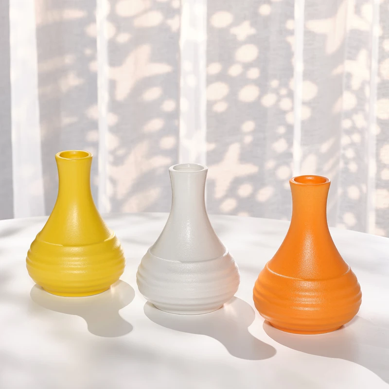 

Shumen Creative Nordic Ceramic Flower Vase for Hydroponic Flowering Plants, Dried Flowers, TV Stand Decoration for Living Room a