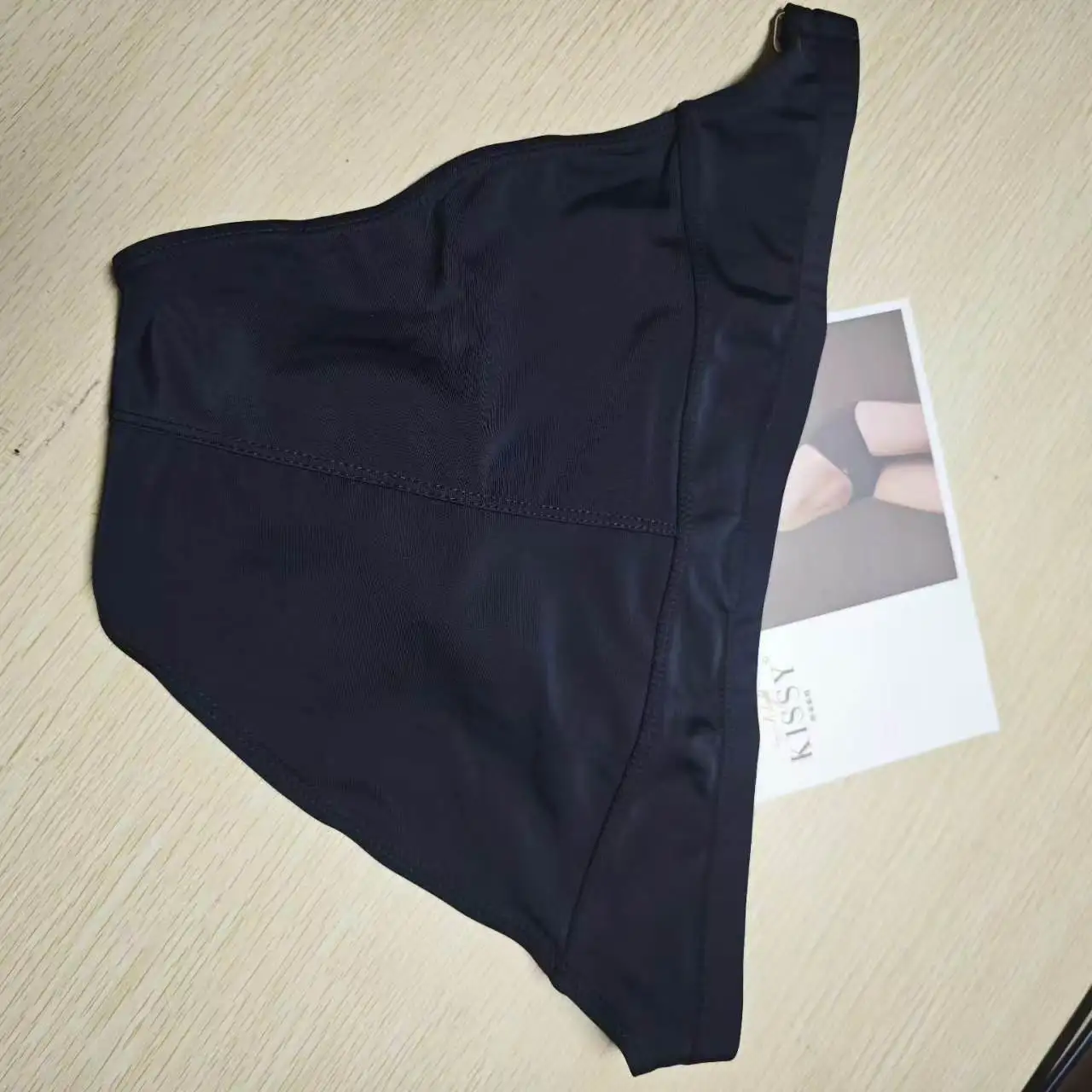 New Warehouse Spot New real shot Men's solid color fashion metal buckle swimming pants close-fitting full hip surfing 10098