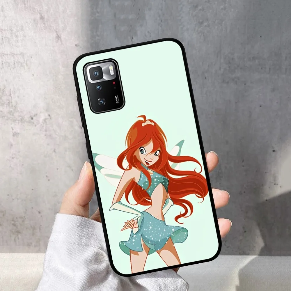 Girl W-Winx Clubs Phone Case For Redmi 5 6 7 8 9 10 plus pro 6 7 8 9 A GO K20 K30 K40 pro plus F3 Fundas