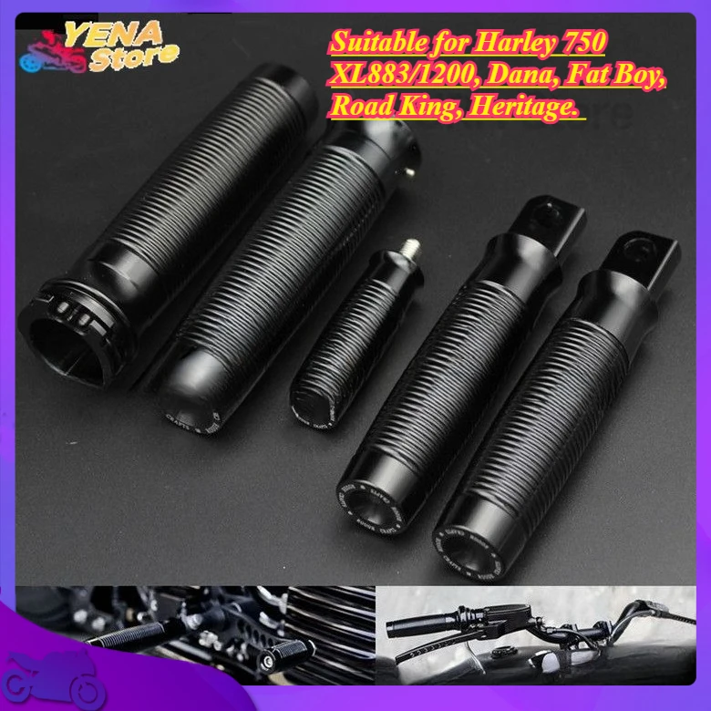 

Put the handlebar grip on. Motorcycle accessory. Suitable for Harley 750 XL883/1200, Dana, Fat Boy, Road King, Heritage.