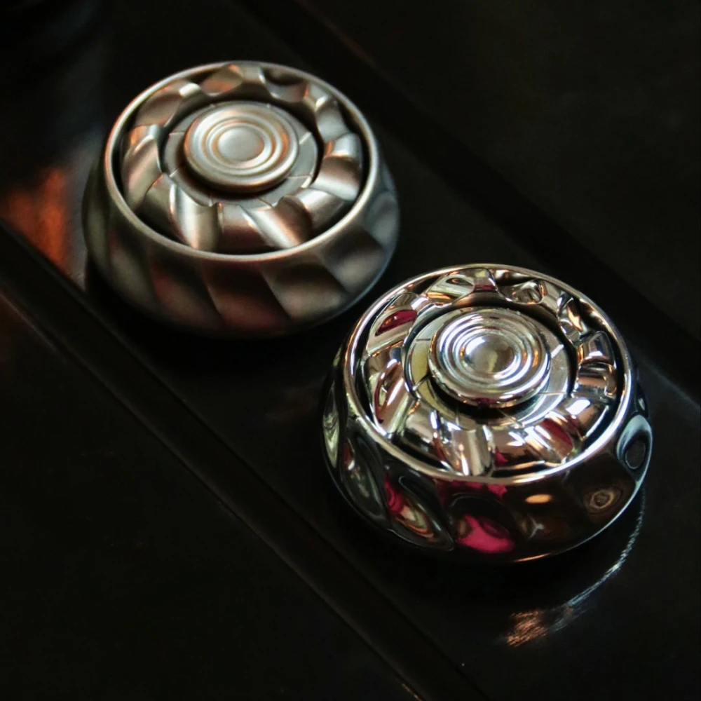 Ryan EDC WAVE PRO Stainless Steel Fidget Spinner Haptic Coin Metal Stress Relief Toy Original Designs Anxiety Toys