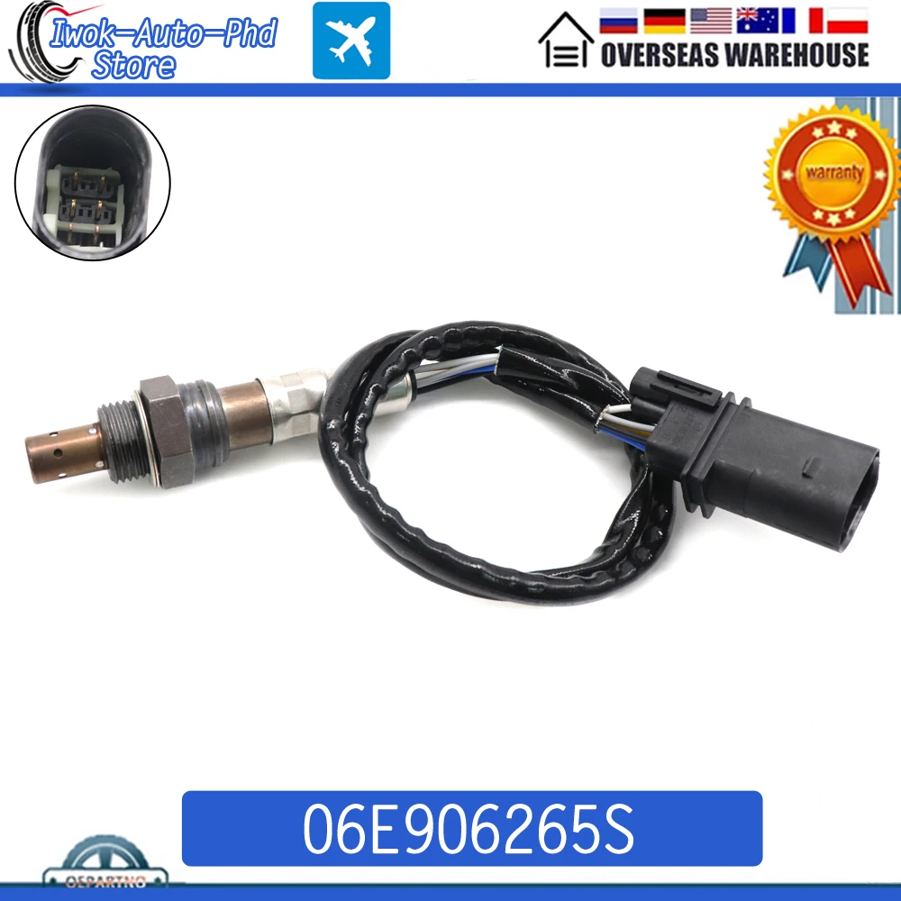 

06E906265S 5 Wire Air Fuel Ratio Sensor Oxygen O2 Lambda Sensor For Audi A4 A5 A6 A7 Q5 S4 S5 3.2L 3.0L 06E906265F SU11330