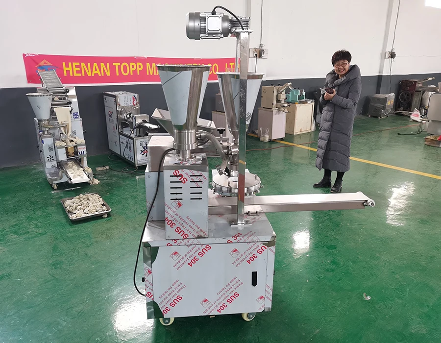 Roestvrijstalen Automatische Baozi Mal Baozi Maken Elektrische Stoombroodje Momo Making Machine
