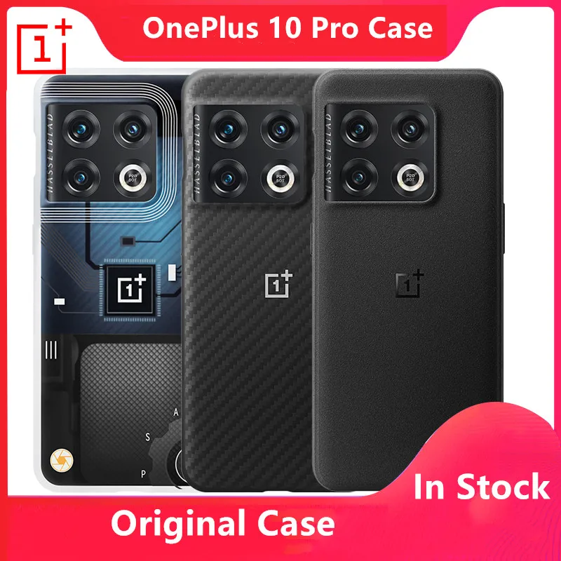 NE2210 Real Original Official OnePlus 10 Pro Case Carbon Bumper For OnePlus 10Pro Back Cover Sandstone Cover