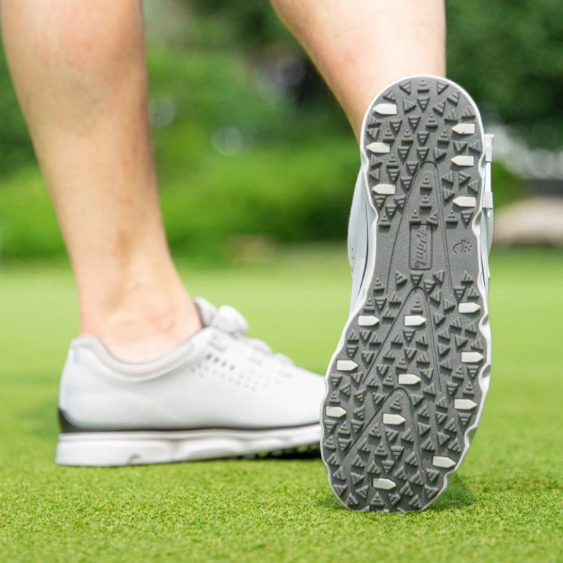 PGM حذاء جولف الرجال الصيف الرجال تنفس أحذية رياضية مقاومة للماء مقبض أربطة الحذاء علامة مغناطيسية مع الكرة TEE XZ302