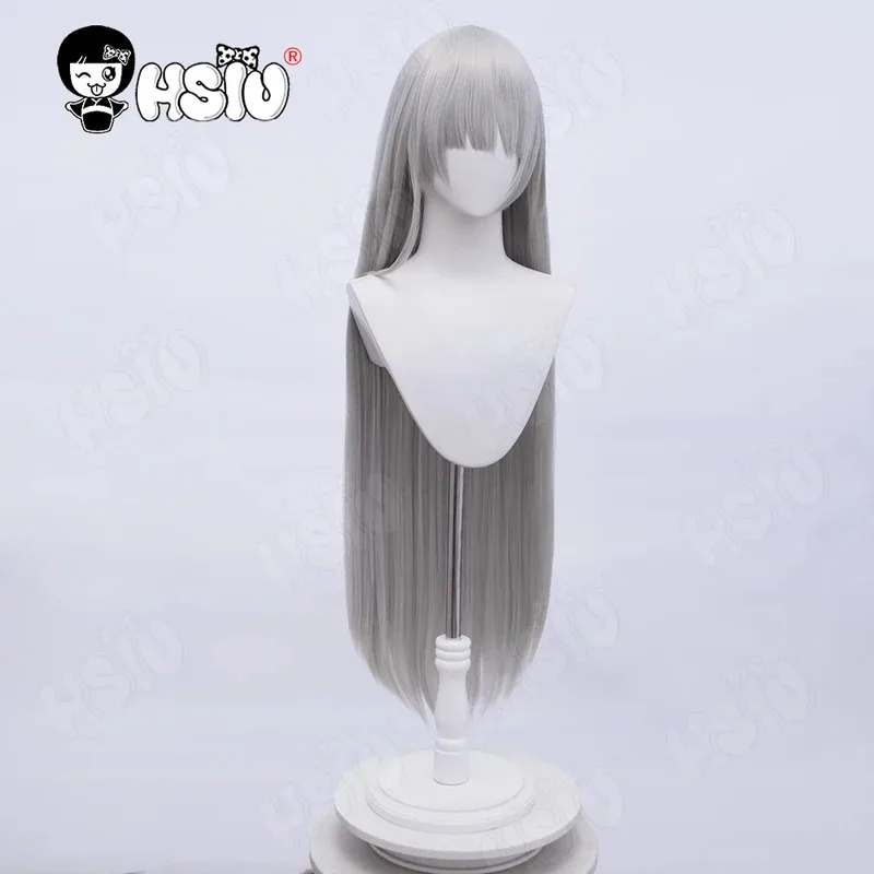 الطريق إلى أي مكان شعر مستعار تأثيري Cocolic شعر مستعار تأثيري HSIU 100 سنتيمتر الفضة طويل الشعر شعر مستعار اصطناعي + غطاء شعر مستعار المسار إلى أي مكان شعر مستعار