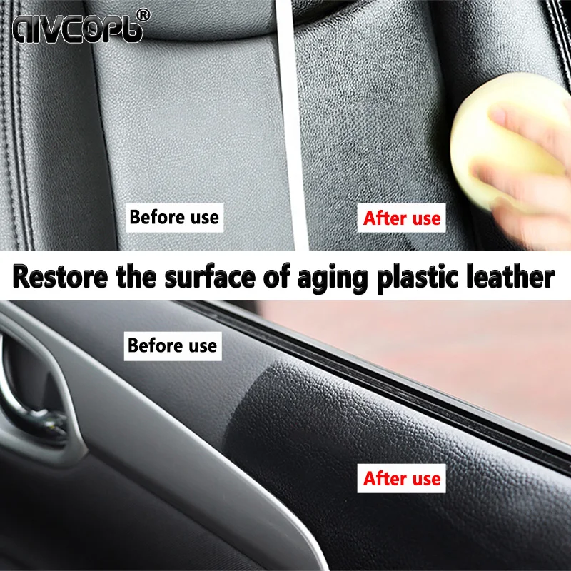 Auto Plastic Restorer Back To Black Gloss Car Cleaning Products Plastic Leather Restore Car Polish &Repair Coating Renovator - Image 4