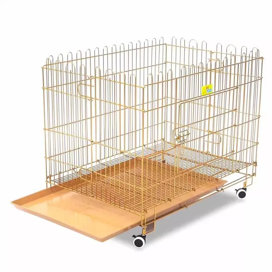 

Display cage, small and medium-sized dog, bold folding with wheels