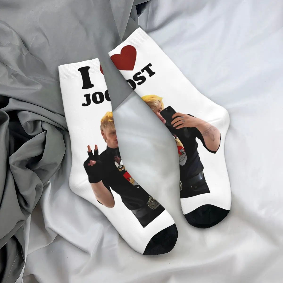 I LOVE Joost Klein Socks Spring Stockings Elegant Girls Comfortable Socks Custom Outdoor Sports Anti Slip Socks