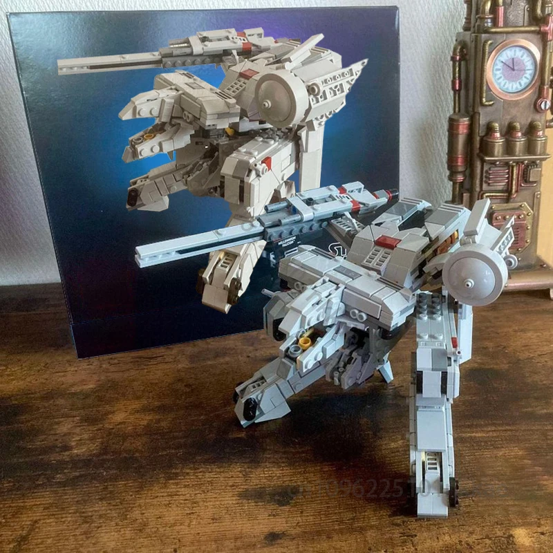 Blocs de construction MOC, armure de chasse, équipement métallique Rex, robotique mécanique, briques à assembler éducatives, jouet pour enfants, cadeau d'anniversaire et de noël