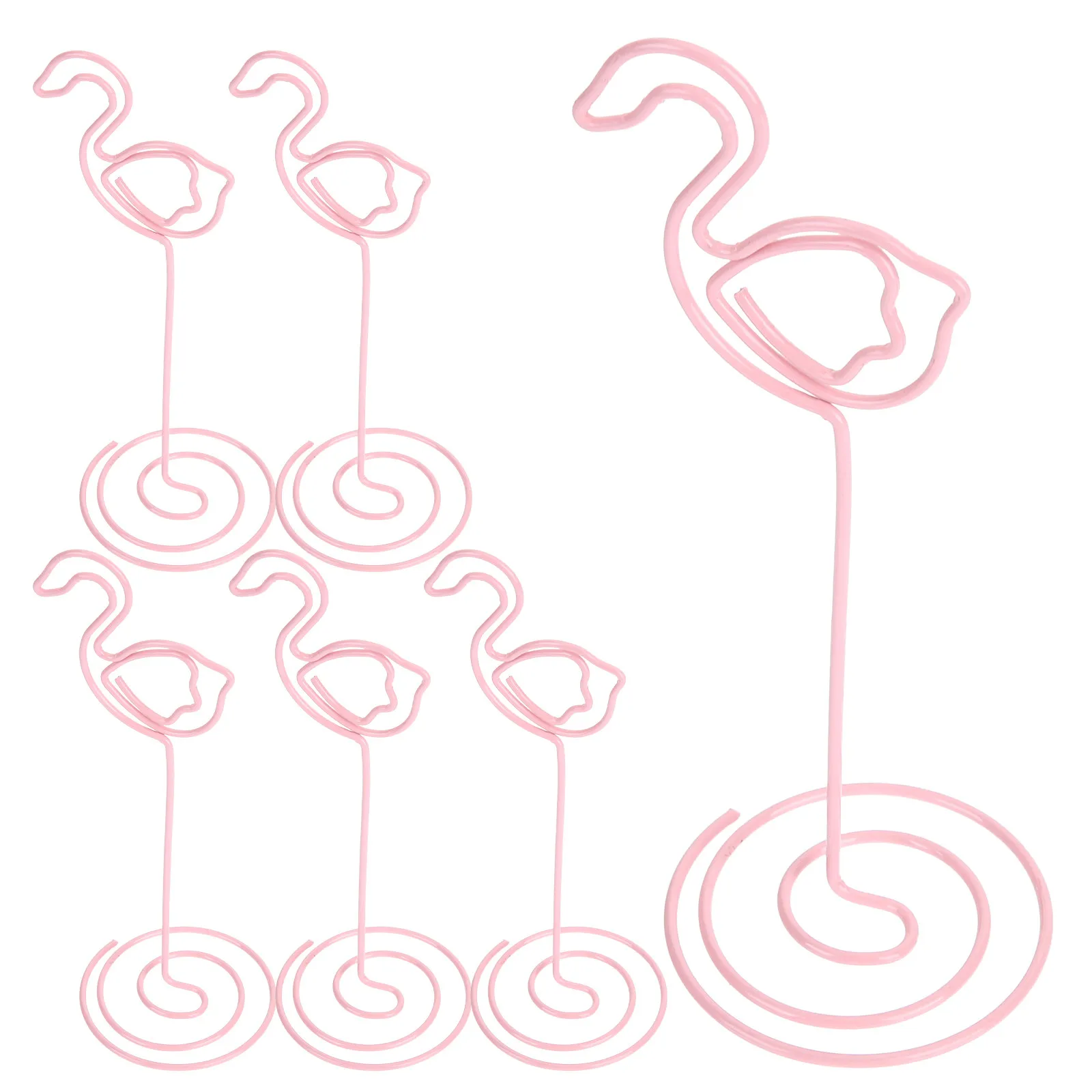6Pcs Photo Clips Table Number Holders Metal Desktop Memo Stands for Wedding Party Decoration Table Card Holder