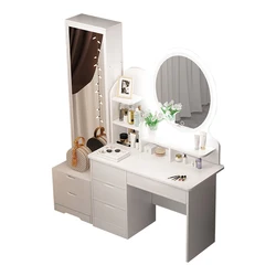 Dressing table, bedroom, modern minimalist table, small unit with light, master bedroom storage cabinet