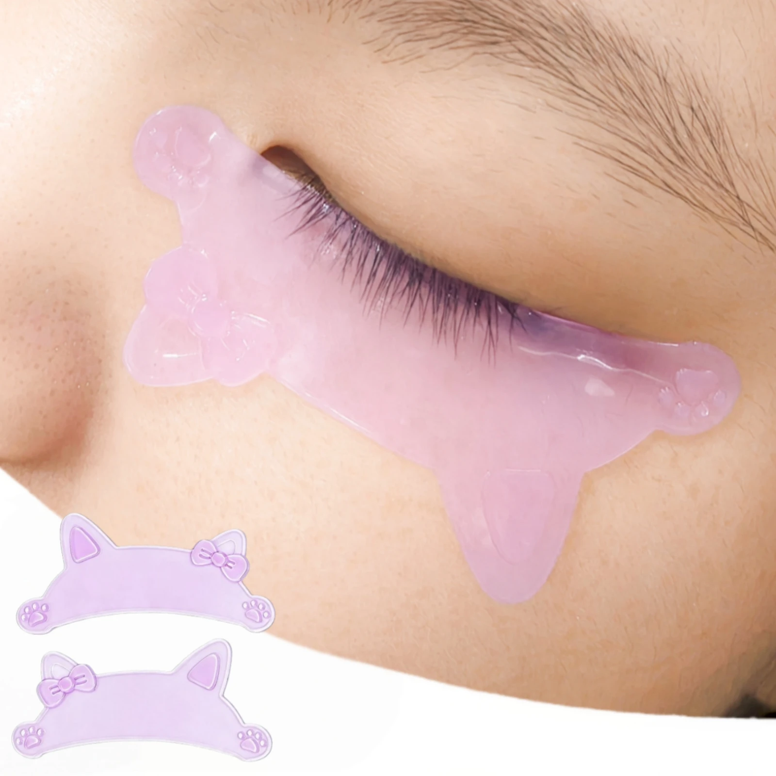 Permania Sticky Flat Lash Lift Shields Ultra-Thin Korean Silicone Softening Pads For No.1 Perm Step Only & Lash Artist Eye Patch