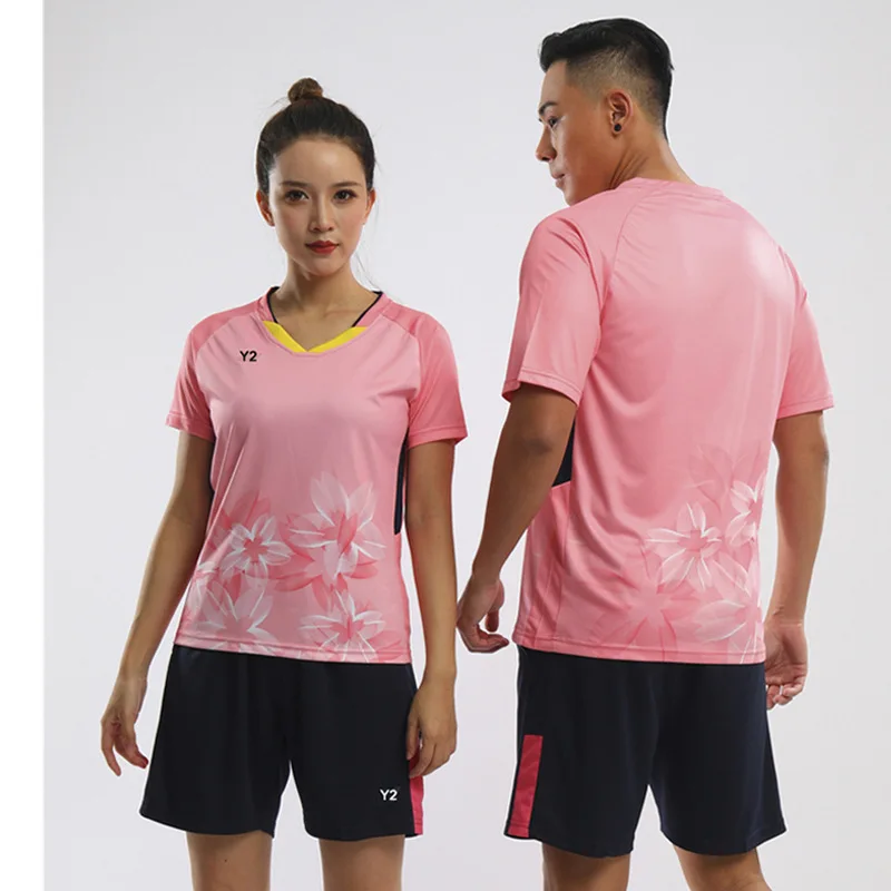 Women's Badminton Uniform Quick Dry Short Sleeve Sportswear for Major Competitions YY Feathers Brand Fitness Fans Supplies