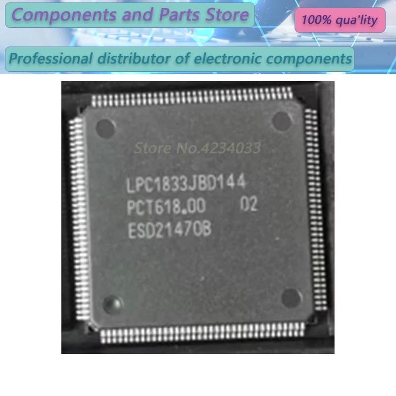 

1PCS LPC1833JBD144E LPC1833JBD144 LPC1833JBD1 QFP144 NEW100% LPC18 33JBD144E