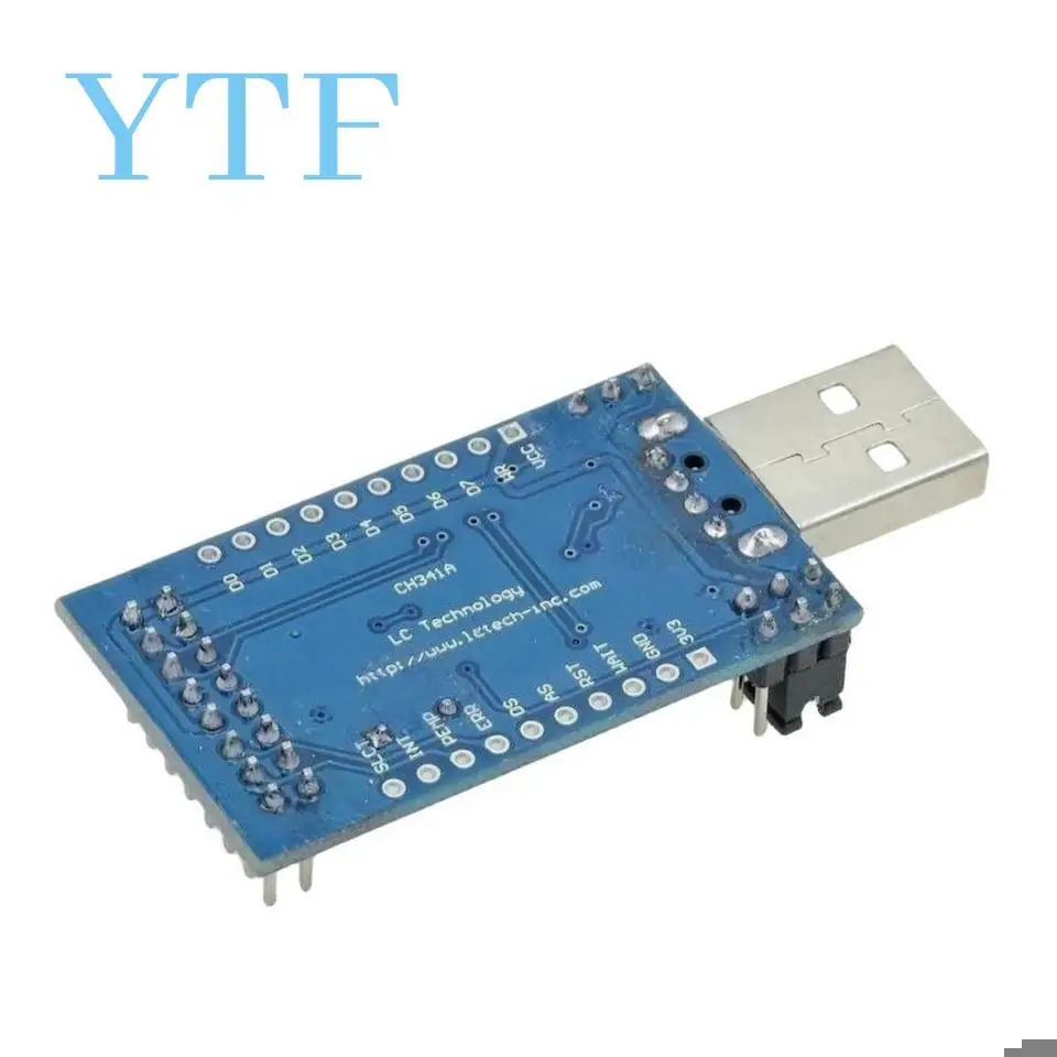 CH341A Programmer USB To UART IIC SPI I2C Convertor Parallel Port Converter Onboard Operating Indicator Lamp Board Module