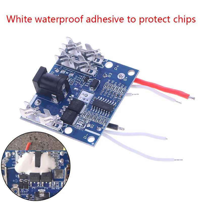 

PCM Balancer Power Bank Charger Module 2mos 5-15 String 21V 18650 Lithium Battery Protection Board Circuit Blue Green Random