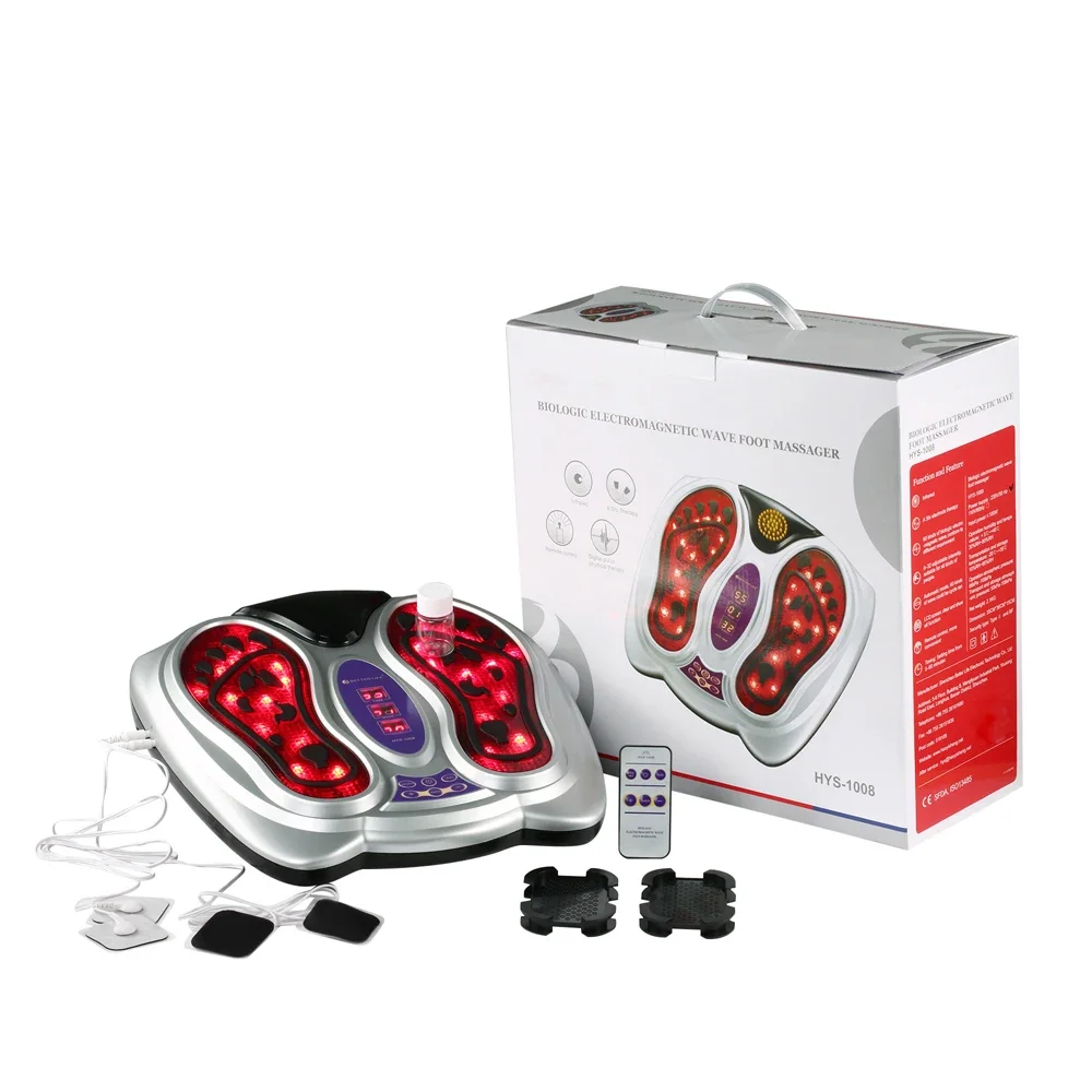 Bio-magnetic Ultra long wave Pulse therapy foot massager machine with heat