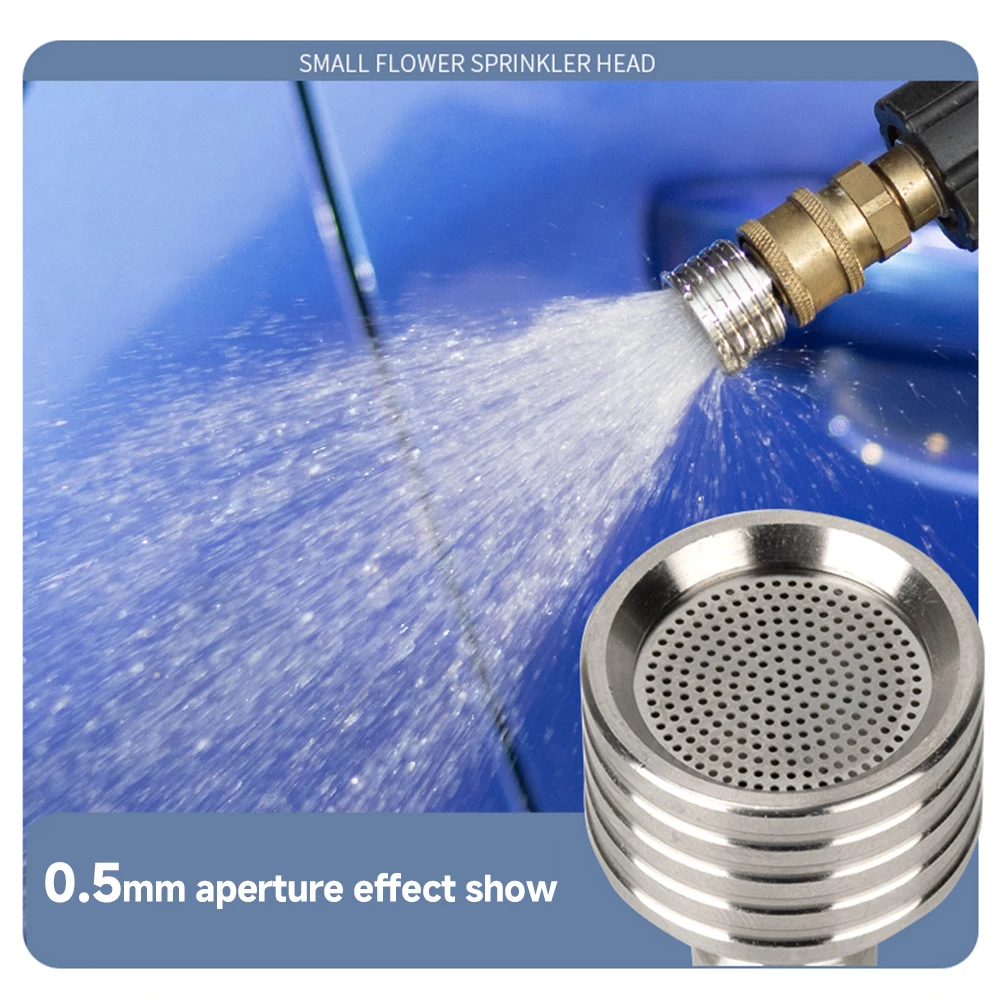 Imagem -04 - High Pressure Water Gun Interface Bico de Lavagem Chuveiro Lâminas Quick Connect Wash Carro Jardim Ferramenta Urbana Aço Inoxidável