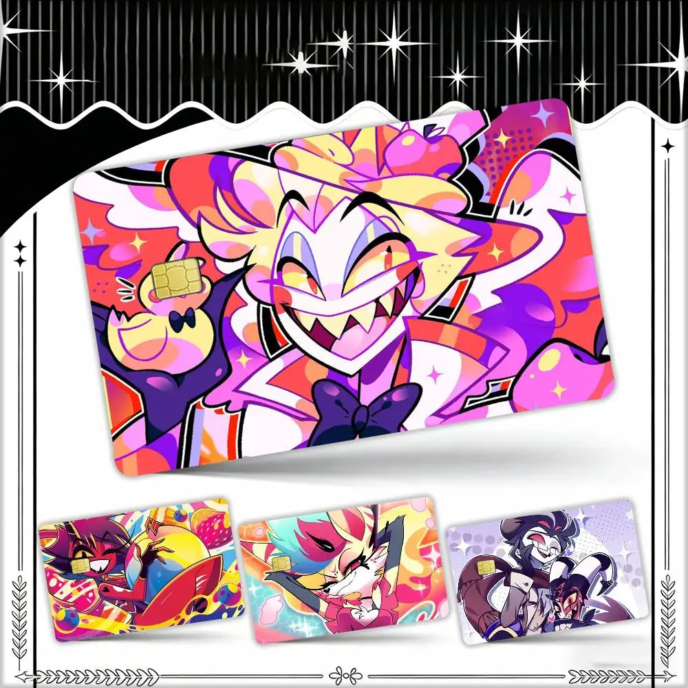 

H-Helluva-A Boss Creative Waterproof Film Skin Cover Credit Card Stickers Debit Front Bank Bus Pass