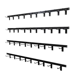 Jewelry Necklace Earring Metal Display Stand Hanger Black Silver White Wall Organizer Storage Exhibitor Wall mounted Store Decor