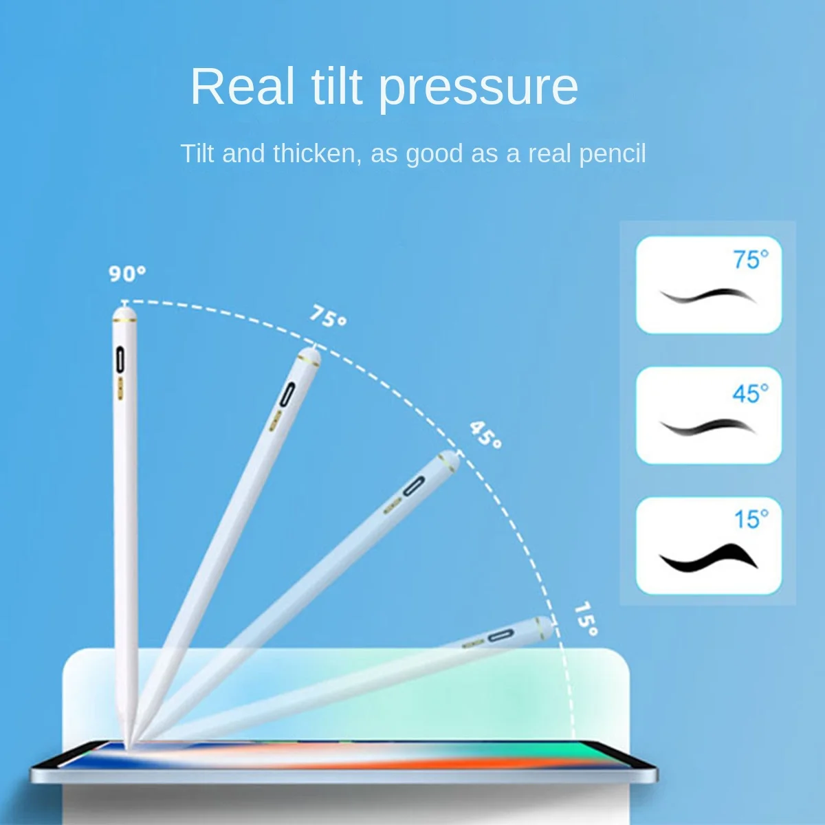 For Pencil 2 Stylus Pen Prevent Accidental Touch Pen for Pro 11 12.9 2021 2022 10Th Mini 5 6 Air 3 4 5