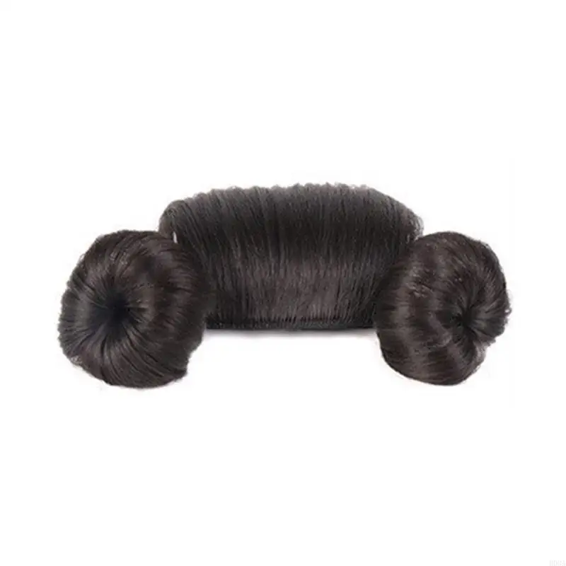 Bebek Peruk Postiş 1-4 Yıl Kız Erkek Şapkalar Güzel Çörekler Hairband Dekorları