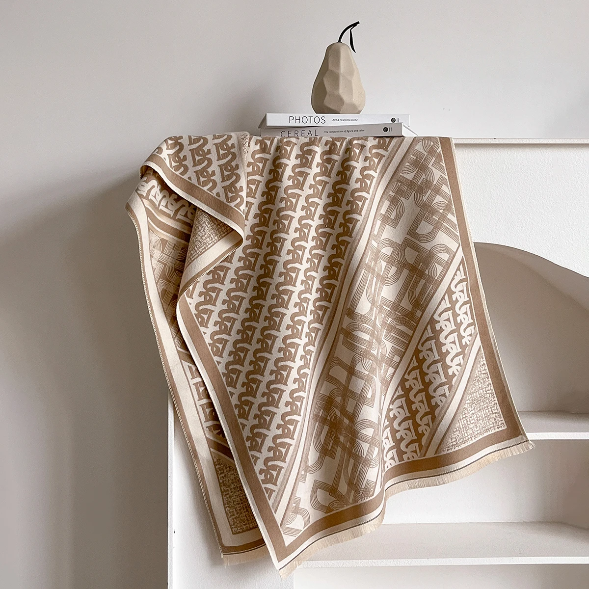 الفاخرة أخلاقيات الكشمير الجاكار الباشمينا شال سيدة التفاف أوشحة شتوية دافئة تصميم طباعة الإناث فولارد المعطف الشالات وشاح