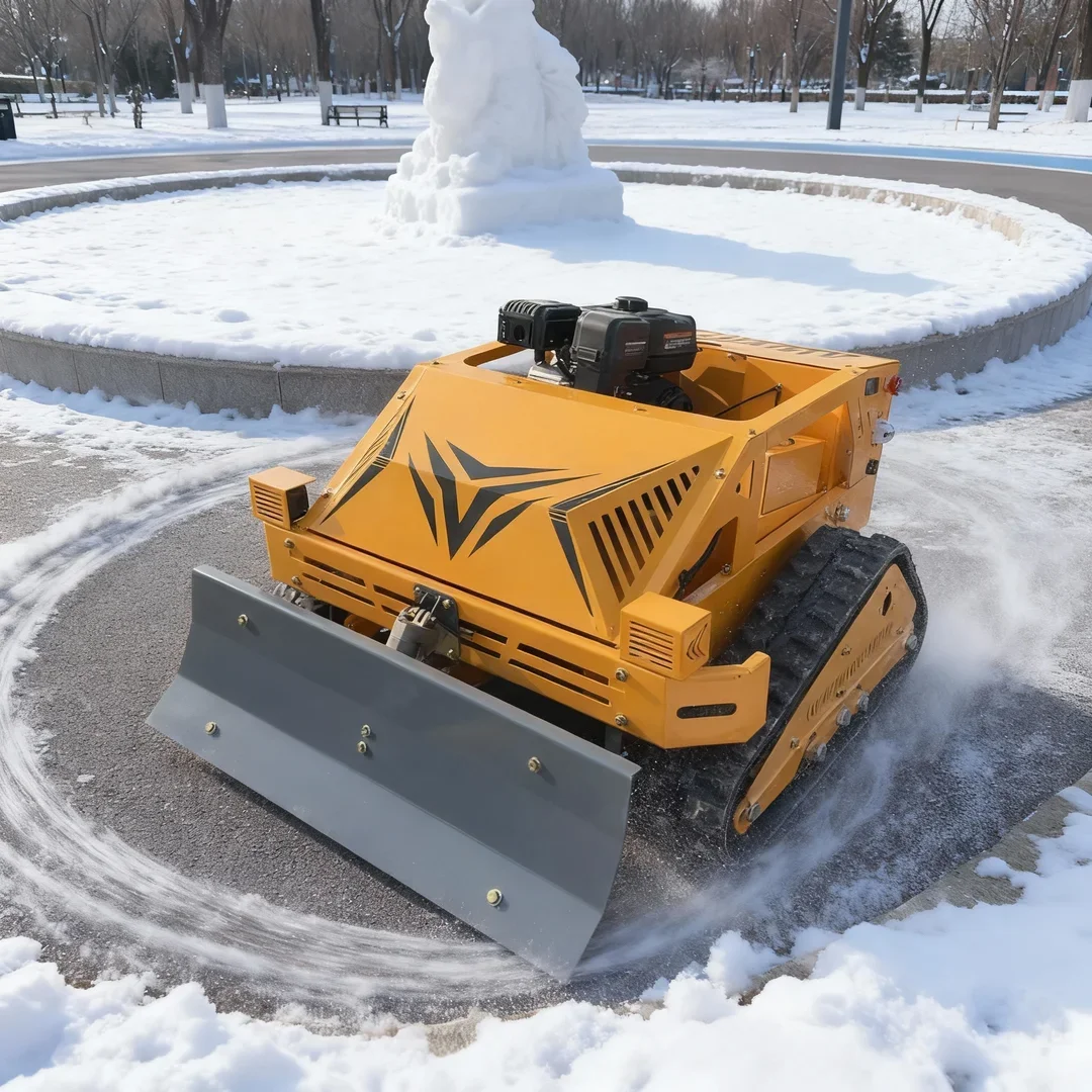 

Customized Remote Control Farm Flail Lawn Mower - Euro 5 EPA CE Certified With Snow Shovel Dual-use Weeding & Snow Removal