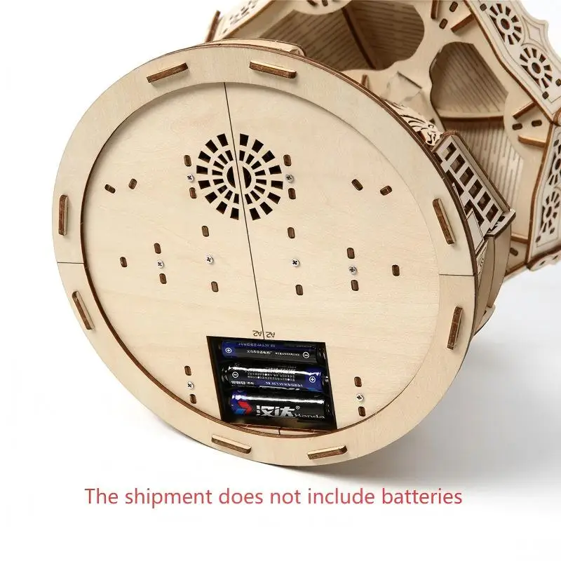 NEUES 3D-Karussell-DIY-Set aus Holz, rotierendes Puzzle für Erwachsene und Teenager, STEM-Spielzeug, Geschenk, Heim-Schreibtisch-Dekoration, Bastelmodellbausätze