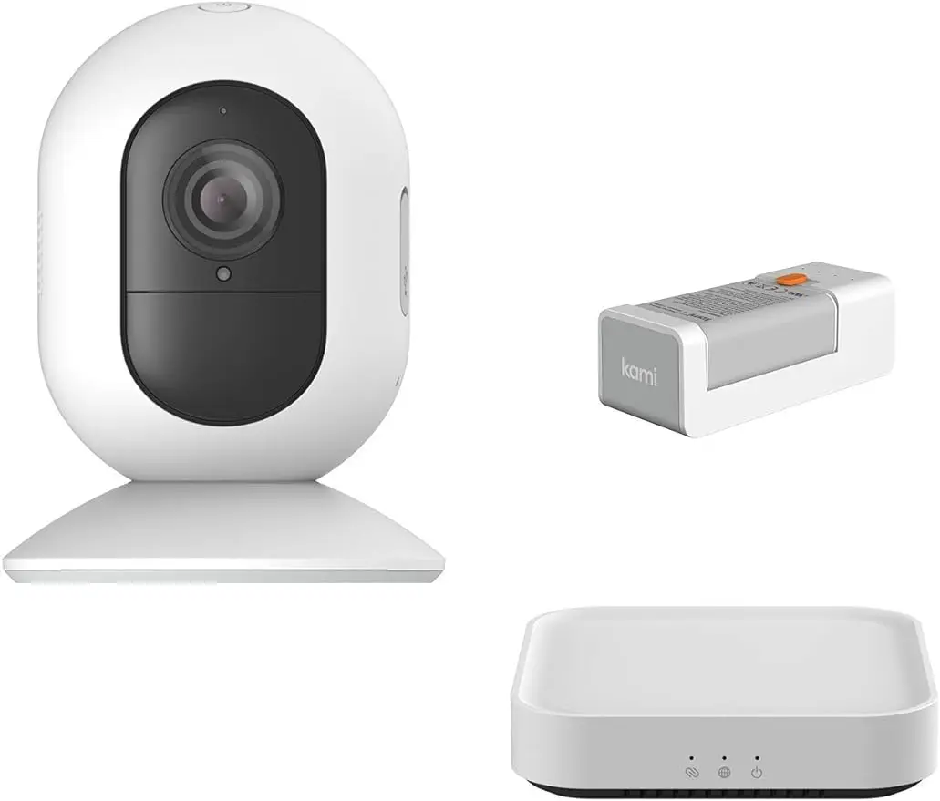 kami wireless home security camera kit bateria ao ar livre deteccao de movimento visao noturna servico via aplicativo sem fio 1080p 01