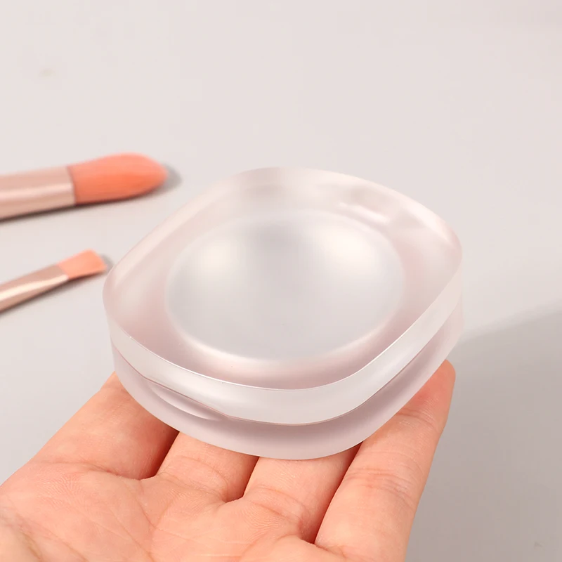 Flip Solid Ointment Box Eye Shadow Blush Box High Light Repair Powder Box Cosmetic Round Storage Container Frosting Single Boxes