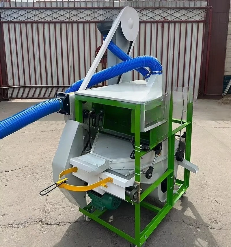 Newest Gravity Vibration Screening Machine Seed Grain Cleaner High Farm Use Automatic Sorting Machine for Corn Seeds