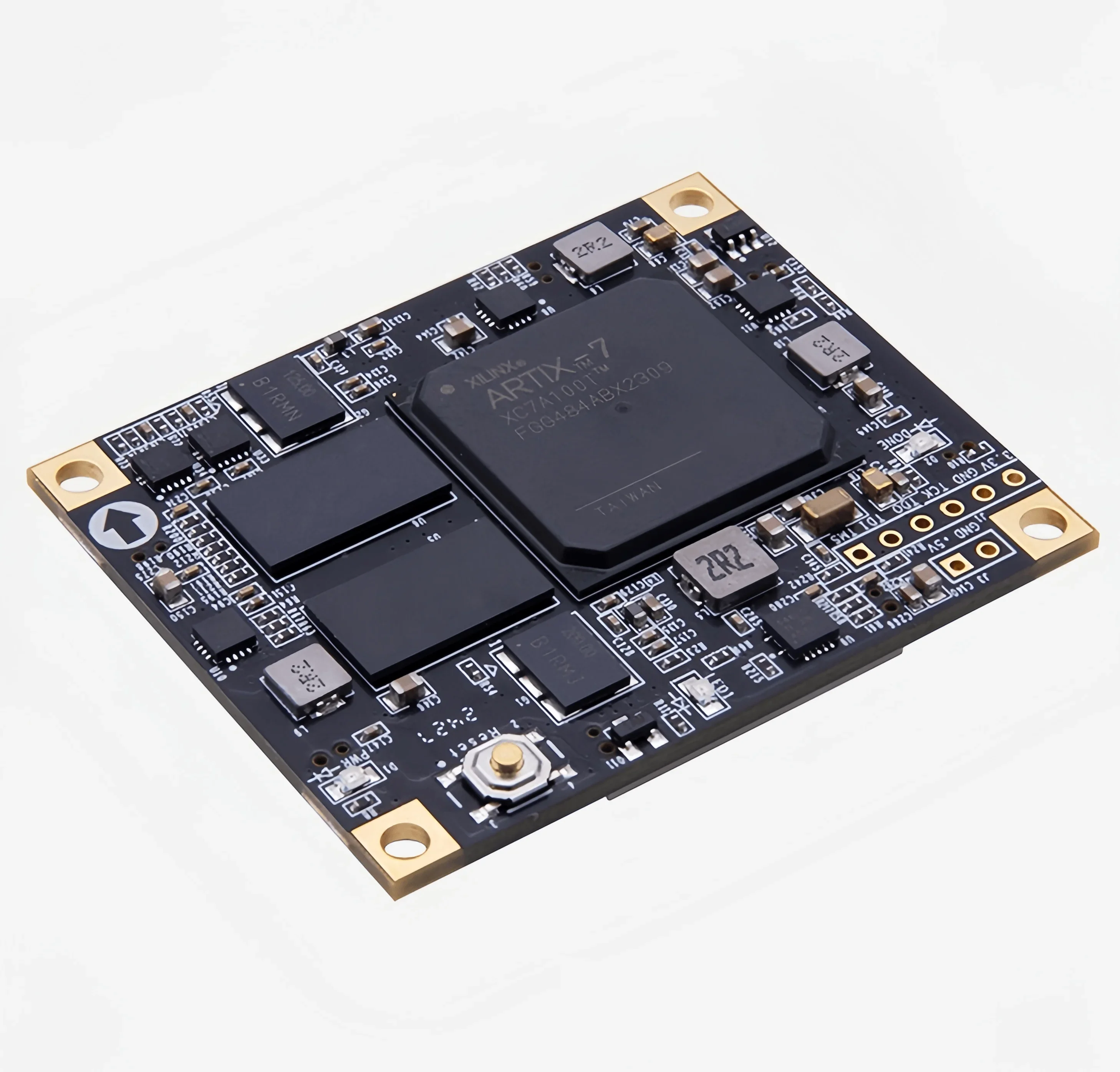 BoMaSALINX Black Gold FPGA Core Board Xilinx A7 Artix-7 Industrial Grade (7A200T / 7A100T) AC7100B / AC7200