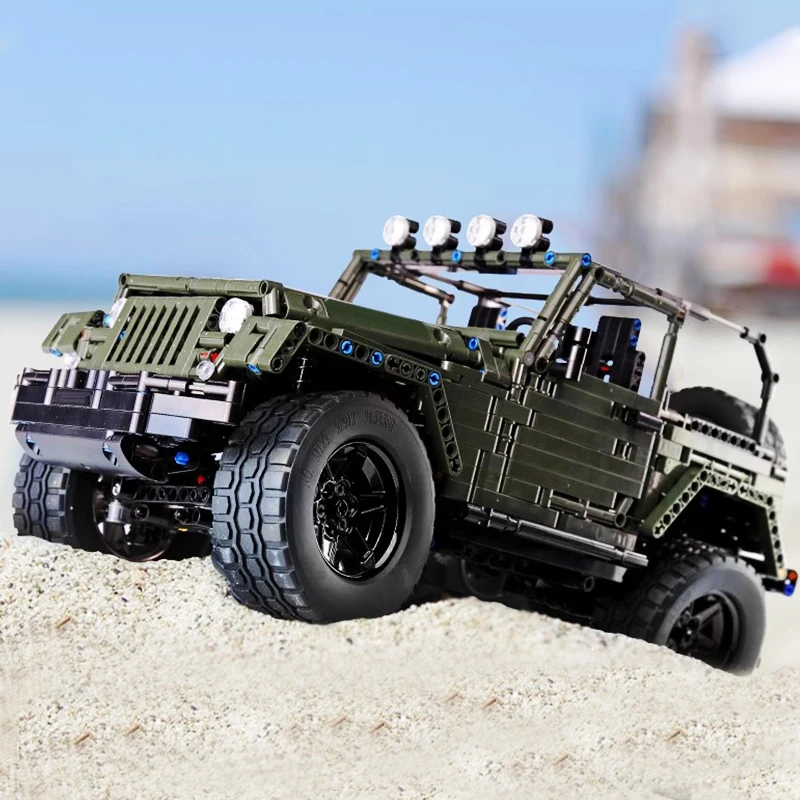 قالب الملك 13124 MOC التقنية تسلق مركبة اللبنات ضرب على الطرق الوعرة مركبة الطوب لتقوم بها بنفسك اللعب هدايا عيد الميلاد الاطفال #5
