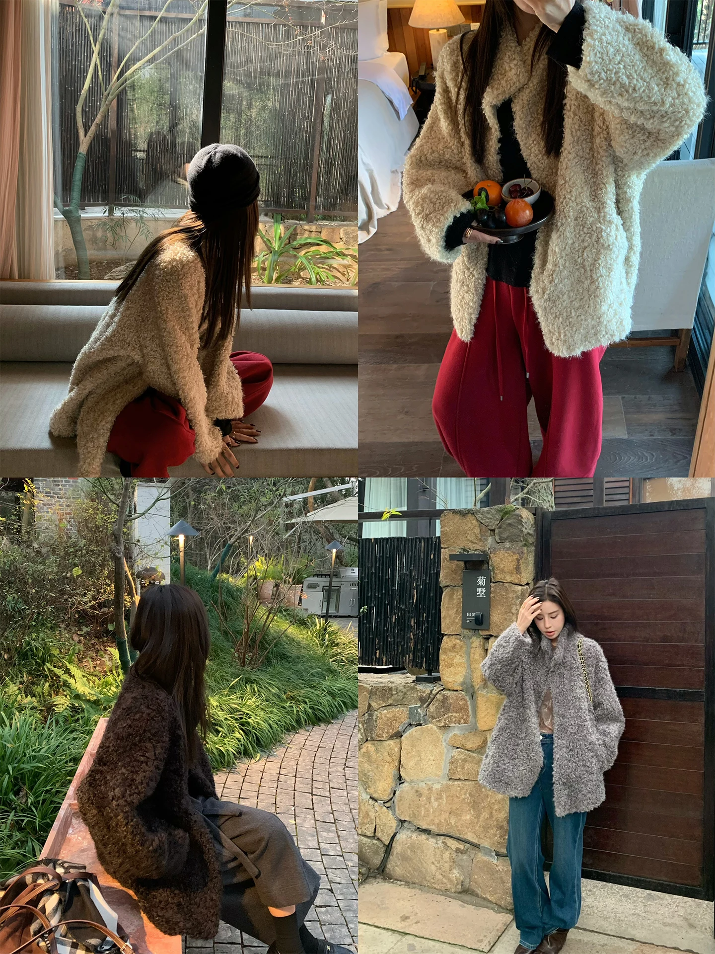 

Eco-Friendly Fur Jaet Slimming Outerwear Comfortable Non-Bulky Ladies' Commute Sle Coat Long Sve round Ne Winter Out...