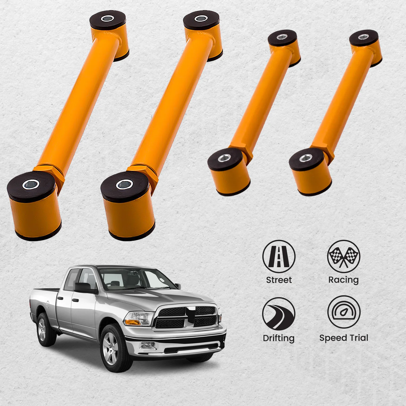 Driver & Passenger Adjustable Control Arms Suspension For Dodge Ram 3500 1994-12 Heavy Duty Front For  2500 3500