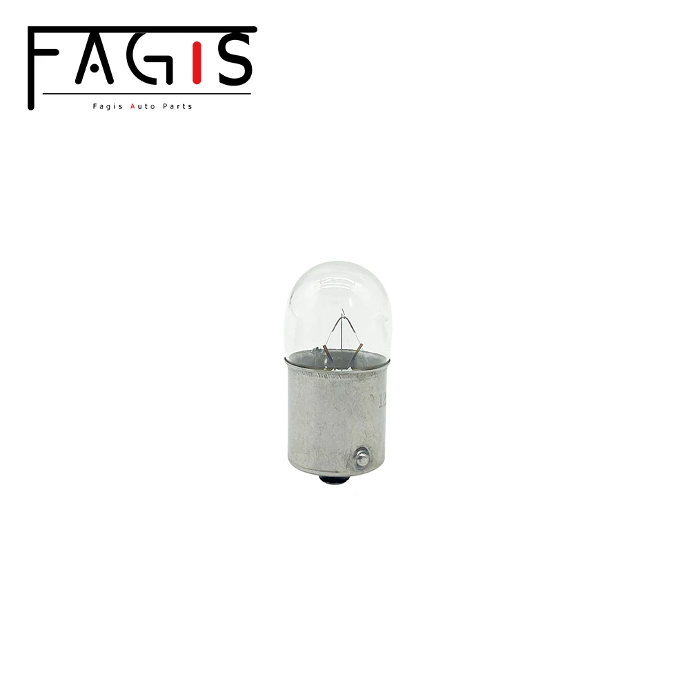 Fagis 10 Pcs R5W T16 12V 24V 5W Car Light Truck Lamp Warm White Halogen Bulbs Signal Bulbs Standard Auto Interior Light