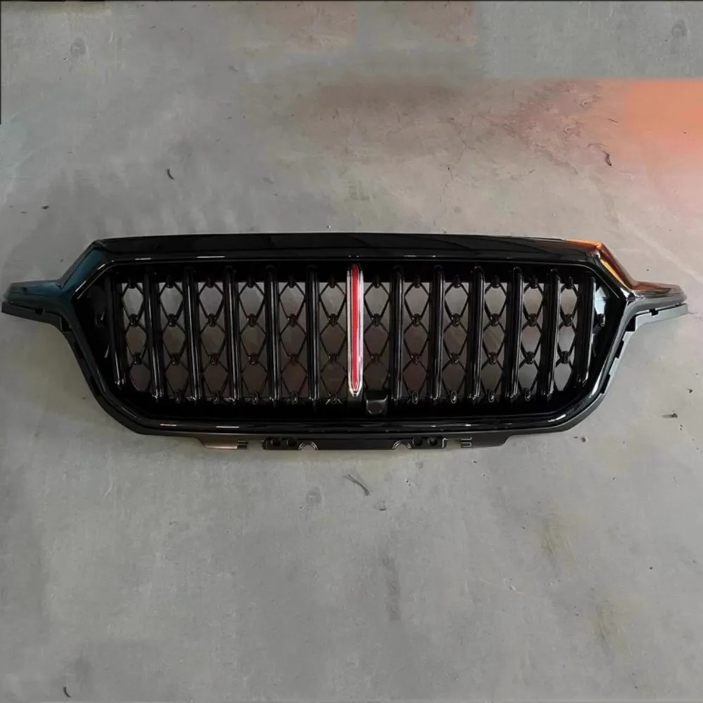 For Hongqi Red Flag HS5 2019 2020 2021 2022 Grill Mask Grid Radiator Grille Front Bumper Net Assembly Auto Accessories